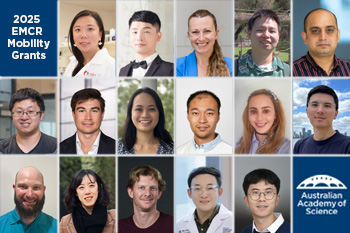 Profile photos of the 16 recipients of the grants